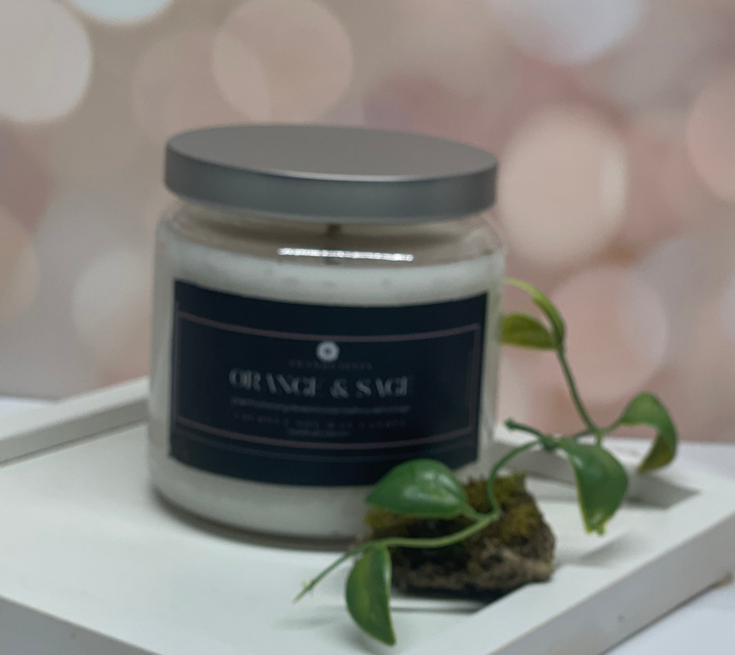 Classic coconut soy wax candle 16 oz